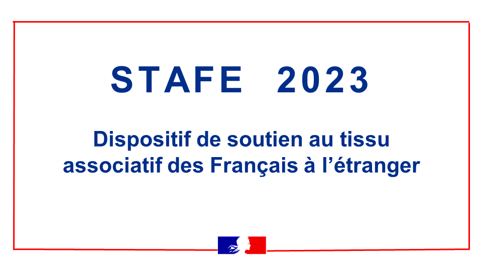 Dispositif De Soutien Au Tissu Associatif Des Français à Létranger Stafe La France 